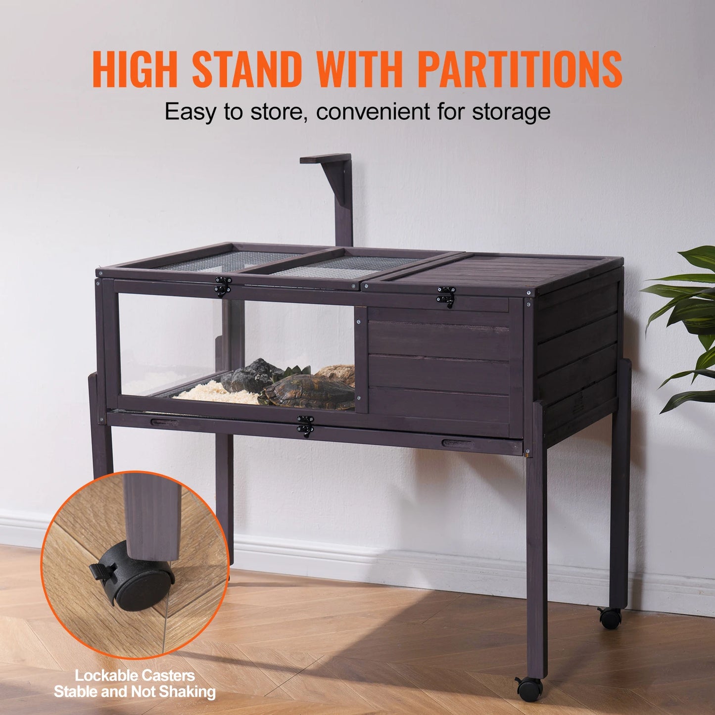 Easy Brooder with Lamp Stand and Wheels