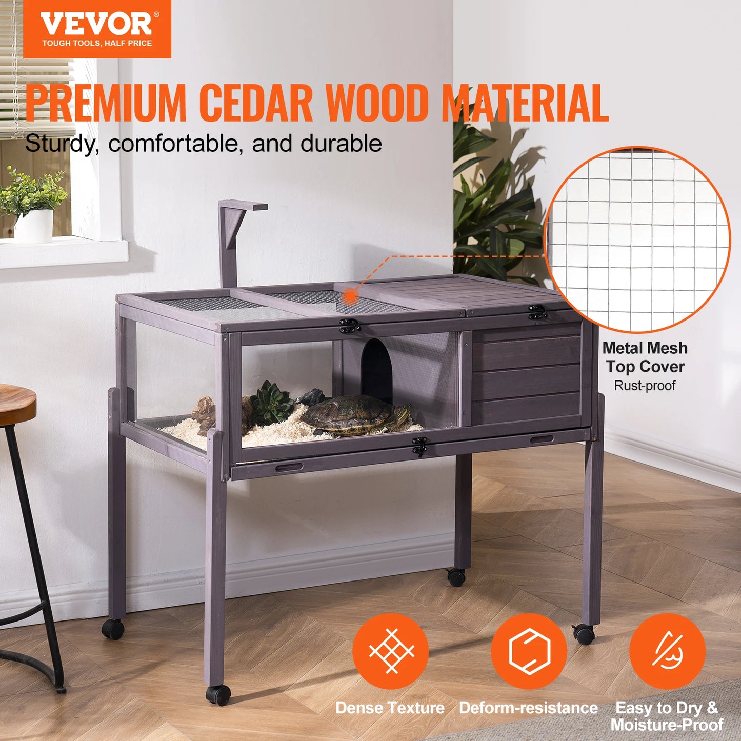 Easy Brooder with Lamp Stand and Wheels